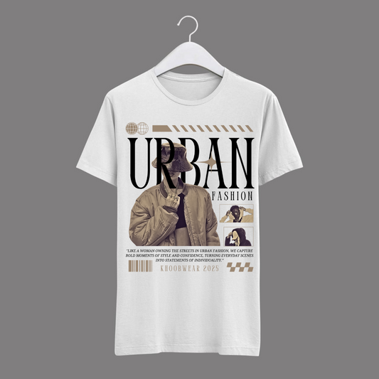 Urban Fashion Graphic Tee – Black | ZenvyOutfit 2025 Edition